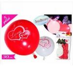 SET 5 PALLONCINI C/LED I LOVE YOU