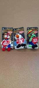 PELUCHE C/FRASI E VENTOSA ASS.