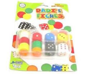 BLISTER 5 DADI 50 FICHES   -250-