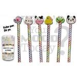 OFF  MATITA CON GOMMA ANIMALETTI 8 ASS.  -UNA-