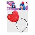 CERCHIETTO CUORE ROSSO