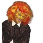 MASCHERA DIAVOLO C/PARRUCCA