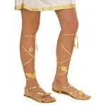 SANDALI ORO ALLA GRECA