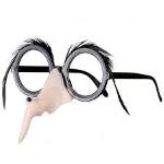 OCCHIALI C/NASO STREGA + SOPRACCIGL