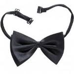 FARFALLINO LUSSO NERO REGOLABILE