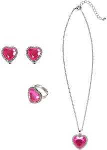 COLLANA/ANELLO/BRACCIALE CUORE GEMMA