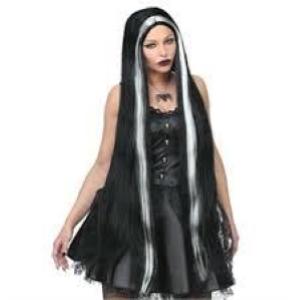 PARRUCCA STREGA EXTRA LUNGA C/MECHES
