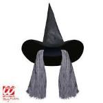 CAPPELLO STREGA C/CAPELLI GRIGI