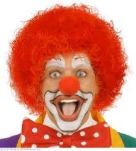 PARRUCCA CLOWN ROSSA