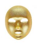 MASCHERA ORO IN TESSUTO
