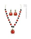 SET COLLANA E ORECCHINI COCCINELLA