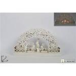 SCENARIO PASQUALE LEGNO BIANCO CM 32X18