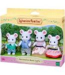 SYLVANIAN FAM. FAMIGLIA TOPOLINI BIANCHI