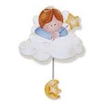 CARILLON LEGNO ANGELO SU NUVOLA