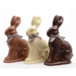 CONIGLIO FINTA CIOCCOLATA CM 12 3 COL