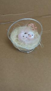 CESTINO METALLO C/2 PULCINI