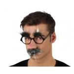 OCCHIALI  CON BAFFI E CIGLIA