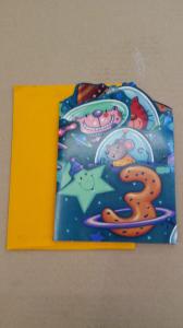 BIGLIETTO AUGURI -3 ANNI-