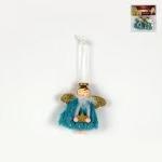 SET 2 ANGIOLETTI APPENDINI VERDI CM.8