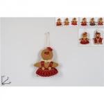 BISCOTTO C/VESTITO 17 CM 2ASS 6 COL