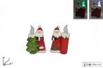 BABBO NATALE C/LUCE 2 ASS. CM.9