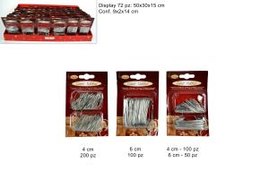 GANCETTI MET. SILVER PER PALLINE MIS. ASS.