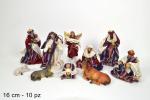 NATIVITA'' ABITI ROSSO/BLU PZ.10 CM.16