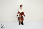 BABBO NATALE LEGNO 77 CM -STOCK-