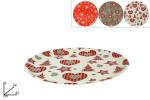 PIATTO NATALIZIO TONDO 3 COL. CM.32
