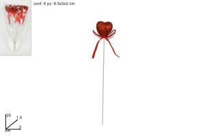 SPILLONE C/CUORE GLITTERATO -UNO-