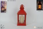 LANTERNA C/LUM.15 LED ROSSO/ORO A BATT.