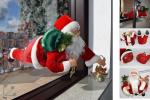 BABBO NATALE VOLANTE VETRINA CM70