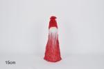PUNTALE GNOMO DI NATALE ROSSO CM.15