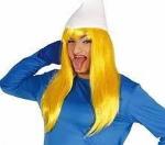 PARRUCCA LUNGA BIONDA -PUFFETTA-