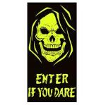 OFF  DECORAZIONE TESCHIO FLUO 75X150