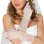 GUANTI BIANCHI PIZZO CM 36