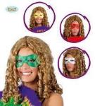 MASCHERA FARFALLA TESSUTO 6COL