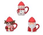 TAZZA CERAMICA FIGURE NATALIZIE CON TAPPO