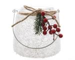 VASO EFFETTO NEVE C/BACCHE