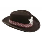 CAPPELLO COW BOY NERO BIMBO