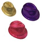 CAPPELLO PAILLETTES TINTA UNITA 6 COLORI