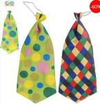 CRAVATTA CLOWN 3 COLORI CM.50