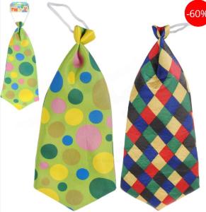 CRAVATTA CLOWN 3 COLORI CM.50