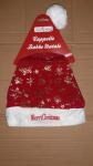 CAPPELLINO BABBO NATALE  C/STAMPE 