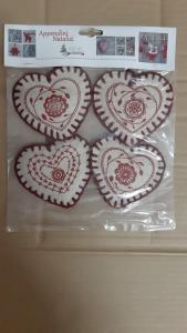 OFF  BUSTA PZ.4 CUORI STOFFA CM 9