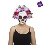 MASCHERA GIORNO DEI MORTI VIOLA 