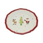 PIATTO BABBO NATALE 3D D.26