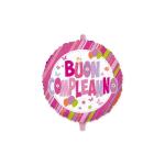 PALLONCINO B.COMPLEANNO ROSA D45