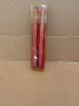 SET 2 CANDELE ROSSE MET. CM.20