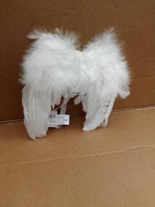 MINI ALI PIUMATE PENDENTI BIANCHE